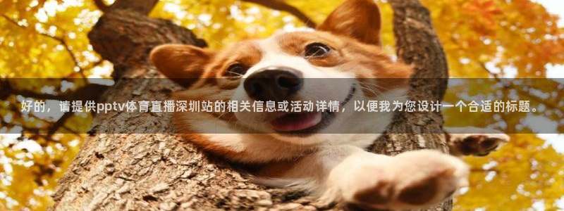 说球帝在线直播观看篮球赛：好的，请提供pptv体育直播深圳站的相关信息或活动详情，以便我为您设计一个合适的标题。